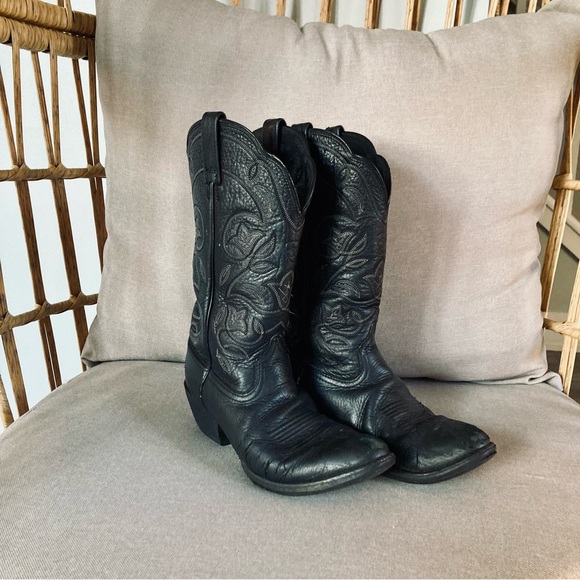 🤠 Ariat Black Western Cowboy Boots | Snip Toe | Women’s 6.5 C | AS-IS - Picture 3 of 8